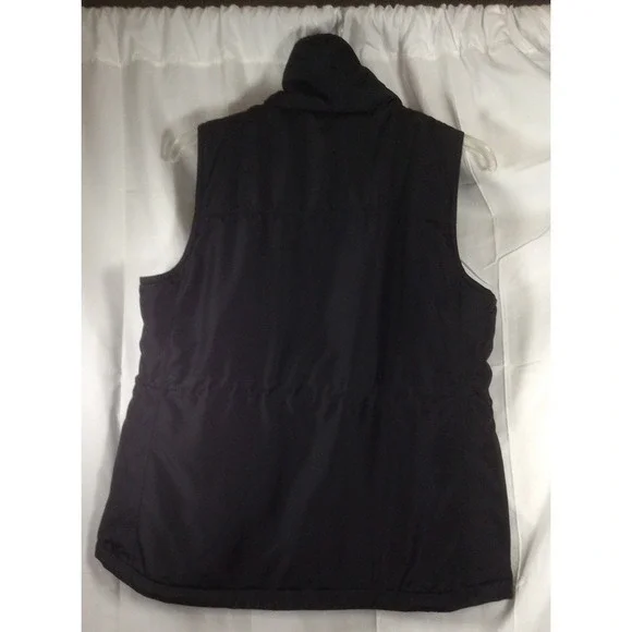Hannah Brand Women's S Black Sleeveless Snap Close Vest Size Large - Picture 4 of 15